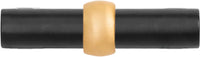 Fuse Collection Pull 6-5/16'' cc Brushed Golden Brass with Black Wood Finish B076710WB-BGB