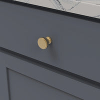 Brownstone Collection Knob 1-1/4'' diam Brushed Golden Brass Finish B077459-BGB