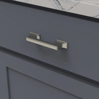Brownstone Collection Pull 3'' & 3-3/4'' cc Polished Nickel Finish B077461-14