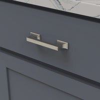 Brownstone Collection Pull 3'' & 3-3/4'' cc Satin Nickel Finish B077461-SN