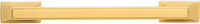Brownstone Collection Pull 5-1/16'' cc Brushed Golden Brass Finish B077462-BGB