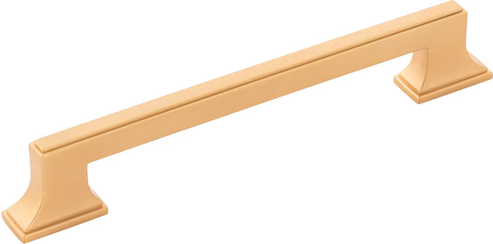 Brownstone Collection Pull 6-5/16'' cc Brushed Golden Brass Finish B077463-BGB