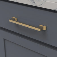 Brownstone Collection Pull 6-5/16'' cc Brushed Golden Brass Finish B077463-BGB