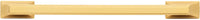 Ingot Collection Pull 12'' cc Matte Black Finish B075645-MB