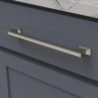 Brownstone Collection Pull 8-13/16'' cc Polished Nickel Finish B077464-14
