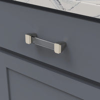 Belleclaire Collection Pull 3-3/4'' cc Crysacrylic with Polished Nickel Finish B077503-14
