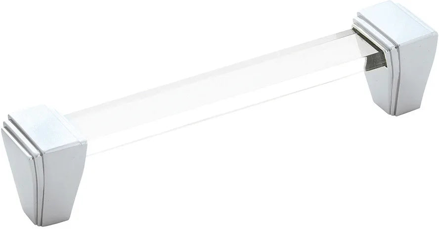 Belleclaire Collection Pull 5-1/16'' cc Crysacrylic with Polished Nickel Finish B077504-14