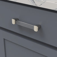 Belleclaire Collection Pull 5-1/16'' cc Crysacrylic with Polished Nickel Finish B077504-14