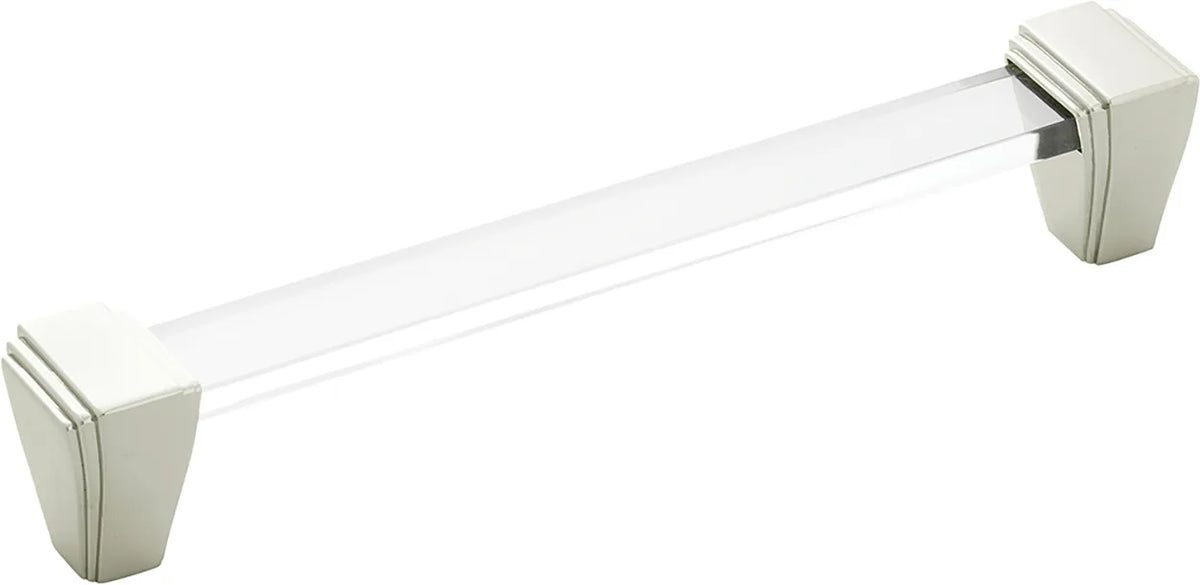 Belleclaire Collection Pull 6-5/16'' cc Crysacrylic with Polished Nickel Finish B077505-14