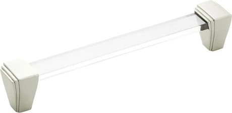 Belleclaire Collection Pull 6-5/16'' cc Crysacrylic with Polished Nickel Finish B077505-14