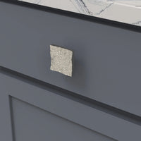 Sandrine Collection Knob 2'' Square Satin Nickel Finish B077513-SN