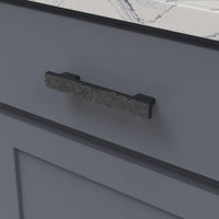 Sandrine Collection Pull 3-3/4'' & 5-1/16'' (128mm) cc Black Mist Finish B077514-BM