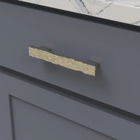 Sandrine Collection Pull 3-3/4'' & 5-1/16'' (128mm) cc Champagne Bronze Finish B077514-CBZ