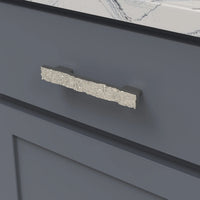 Sandrine Collection Pull 3-3/4'' & 5-1/16'' (128mm) cc Satin Nickel Finish B077514-SN