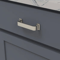 Brighton Collection Pull 3-3/4'' cc Satin Nickel Finish B077893SN