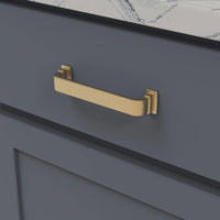 Brighton Collection Pull 5-1/16'' cc Brushed Golden Brass Finish B077894BGB