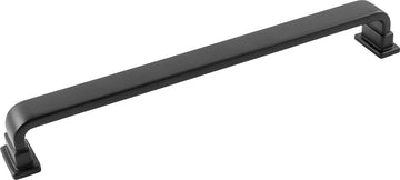 Brighton Collection Pull 8-13/16'' cc Matte Black Finish B077897MB