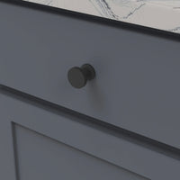 Urbane Collection Knob 1-1/4'' diam Matte Black Finish B077944MB