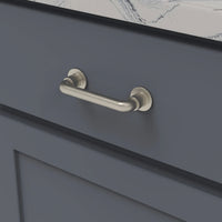 Urbane Collection Pull 3-3/4'' cc Satin Nickel Finish B077947SN