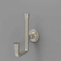 Urbane Collection Hook 1-1/4'' cc Satin Nickel Finish B077954SN