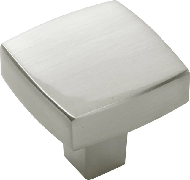 Coventry Collection Knob 1-1/4'' Square Satin Nickel Finish B077986SN