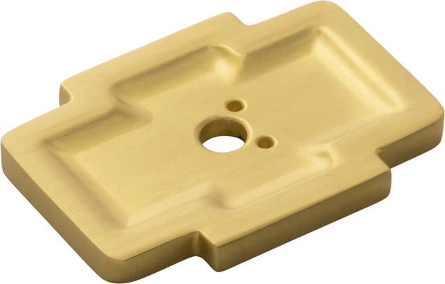 Coventry Collection Knob Backplate 1-3/4'' x 1-1/4'' Brushed Golden Brass Finish B077995BGB