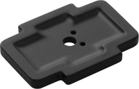 Coventry Collection Knob Backplate 1-3/4'' x 1-1/4'' Matte Black Finish B077995MB