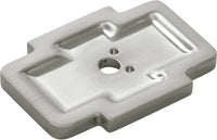 Coventry Collection Knob Backplate 1-3/4'' x 1-1/4'' Satin Nickel Finish B077995SN
