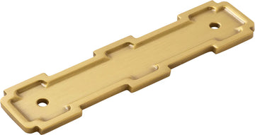Coventry Collection Pull Backplate 3-3/4'' cc Brushed Golden Brass Finish B077997BGB