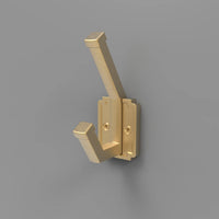 Coventry Collection Hook Backplate 1'' cc Brushed Golden Brass Finish B078002BGB