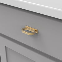 Corsa Collection Pull 1'' cc Brushed Golden Brass Finish B078784BGB