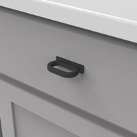 Corsa Collection Pull 1'' cc Matte Black Finish B078784MB
