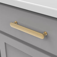 Anders Collection Pull 6-5/16'' cc Brushed Golden Brass Finish B078791BGB