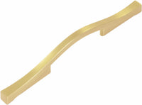 Emerge Collection Pull 3'' & 3-3/4'' cc Brushed Golden Brass Finish B078796-BGB