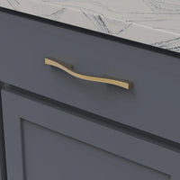 Emerge Collection Pull 3'' & 3-3/4'' cc Brushed Golden Brass Finish B078796-BGB