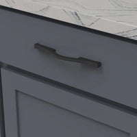 Emerge Collection Pull 3'' & 3-3/4'' cc Matte Black Finish B078796-MB