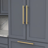 Monroe Collection Appliance Pull 12'' cc Brushed Golden Brass Finish B078832-BGB