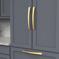 Vale Collection Appliance Pull 12'' cc Brushed Golden Brass Finish B079378-BGB