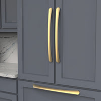 Vale Collection Appliance Pull 18'' cc Brushed Golden Brass Finish B079379-BGB