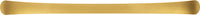 Sinclaire Collection Pull 5-1/16'' cc Brushed Golden Brass Finish B076890-BGB