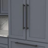 Ostia Collection Appliance Pull 18'' cc Matte Black Finish B079399-MB