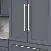Ostia Collection Appliance Pull 18'' cc Satin Nickel Finish B079399-SN