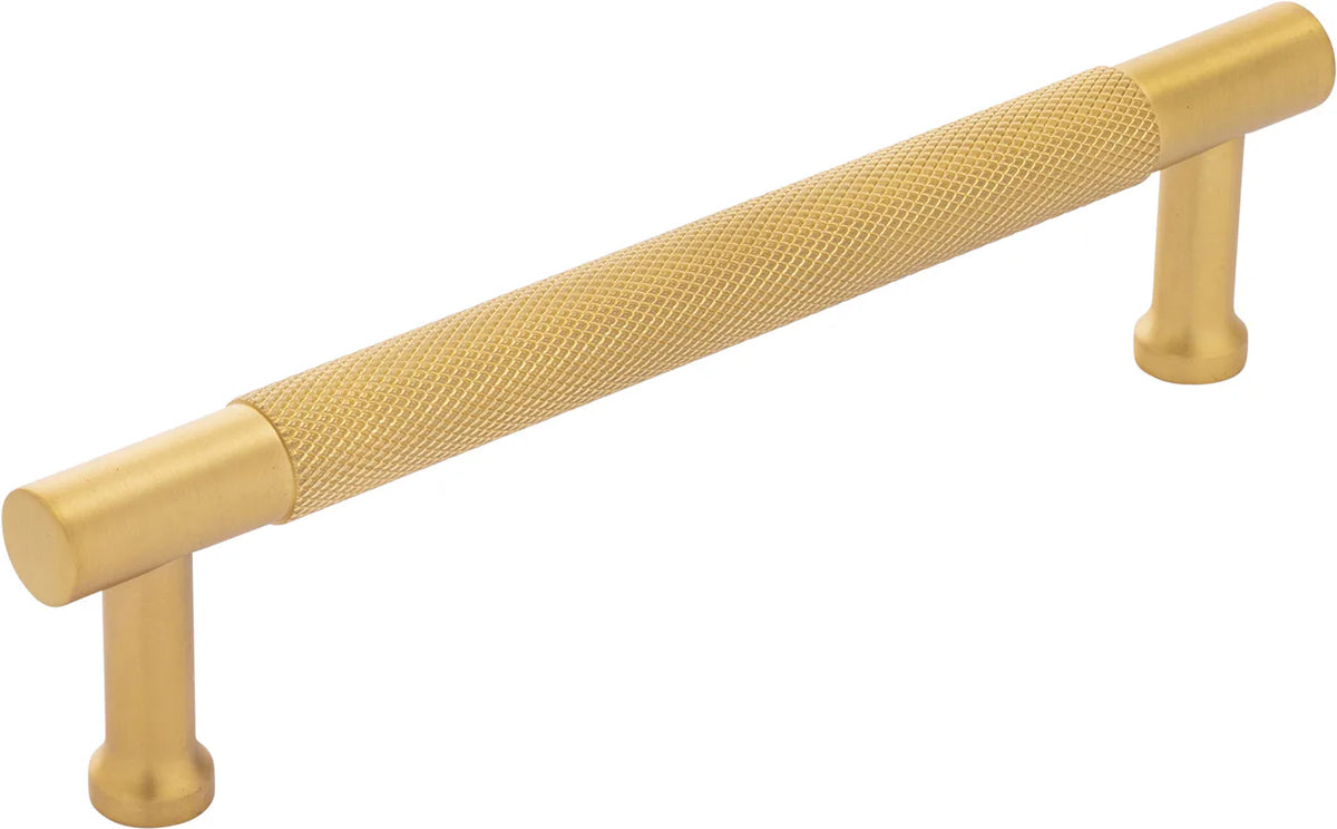 Verge Collection Pull 5-1/16'' cc Brushed Golden Brass Finish B079413-BGB