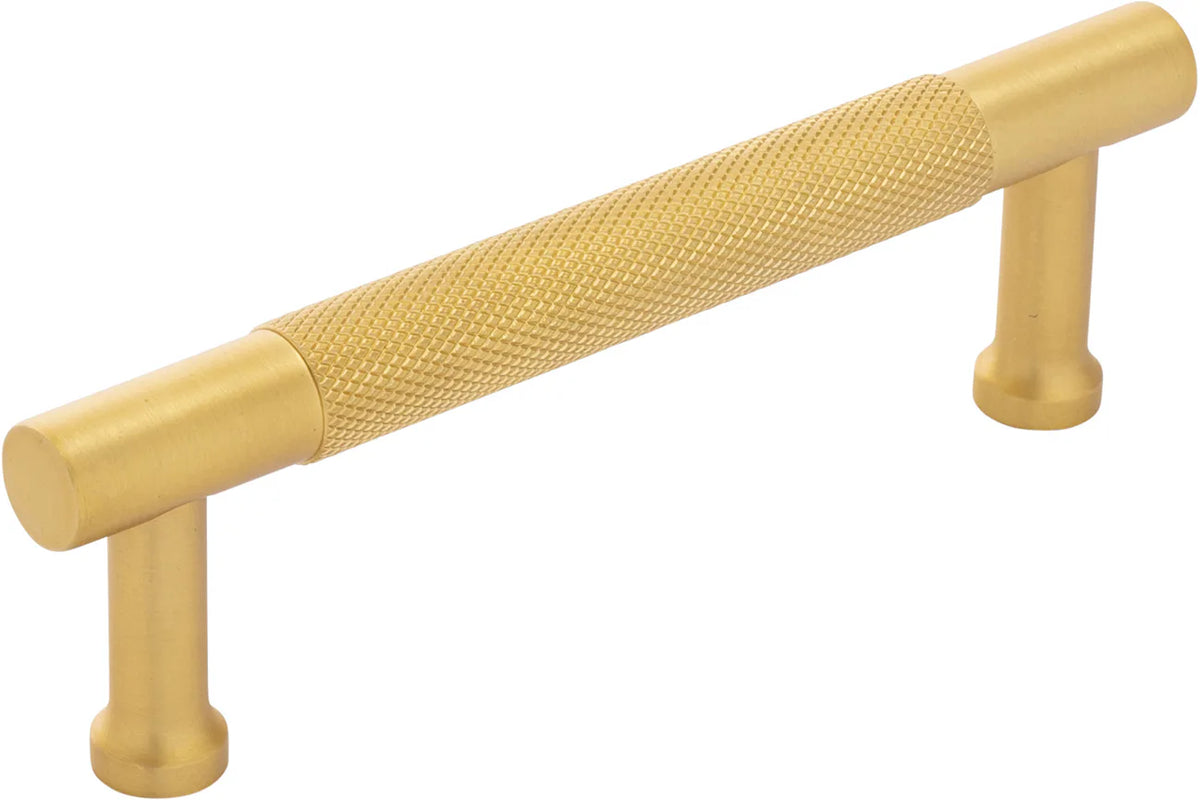 Verge Collection Pull 3-3/4'' cc Brushed Golden Brass Finish B079429-BGB