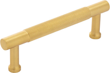Verge Collection Pull 3-3/4'' cc Brushed Golden Brass Finish B079429-BGB