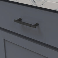 Verge Collection Pull 3-3/4'' cc Matte Black Finish B079429-MB