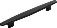Pebble Collection Pull 6-5/16'' & 7-9/16'' (192mm) cc Matte Black Finish B079715-MB