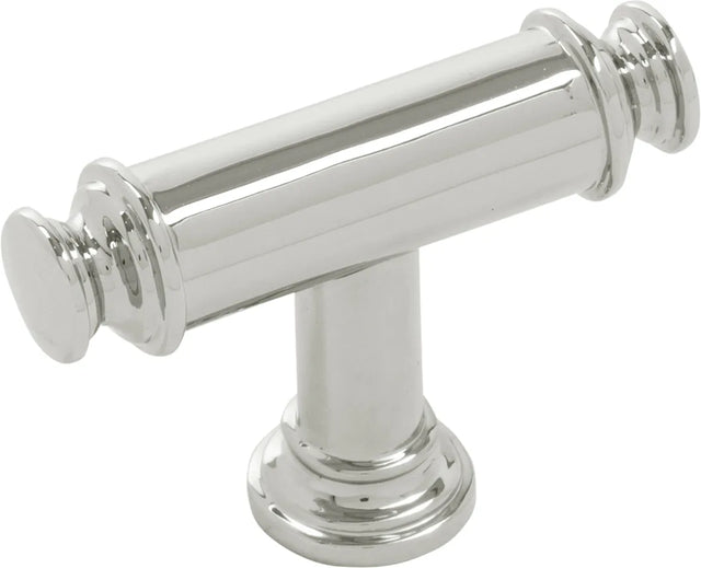 Berkshire T-Knob 2-1/8'' x 11/16'' Polished Nickel Finish B079928-14