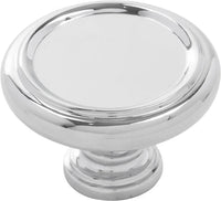 Berkshire Knob 1-1/2'' diam Chrome Finish B079931-CH