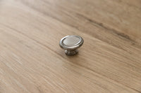 Berkshire Knob 1-1/2'' x 1-1/8'' Oval Satin Nickel Finish B079930-SN
